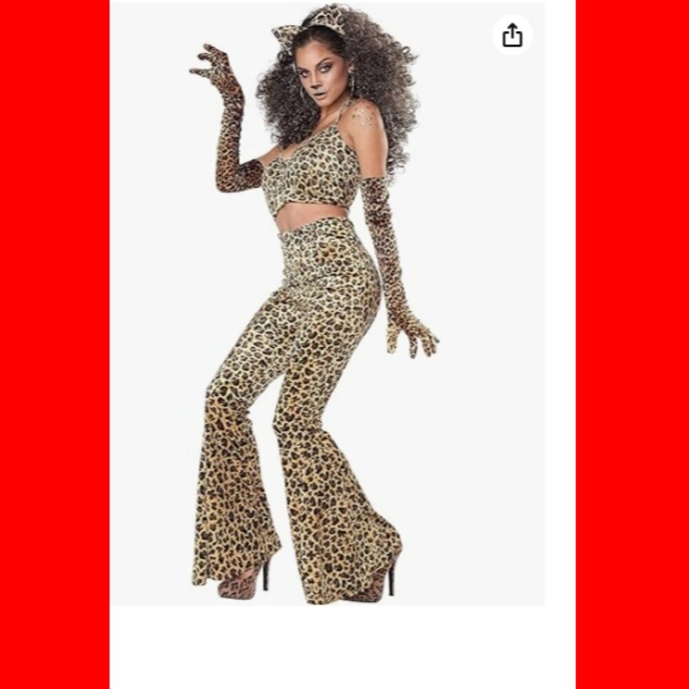 California Costumes Women's Leopard Pant Set Adult Costume SZ M